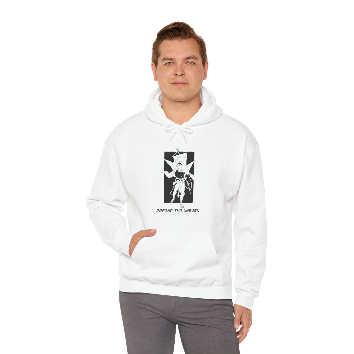 Saint Michael Pro-Life Hoodie