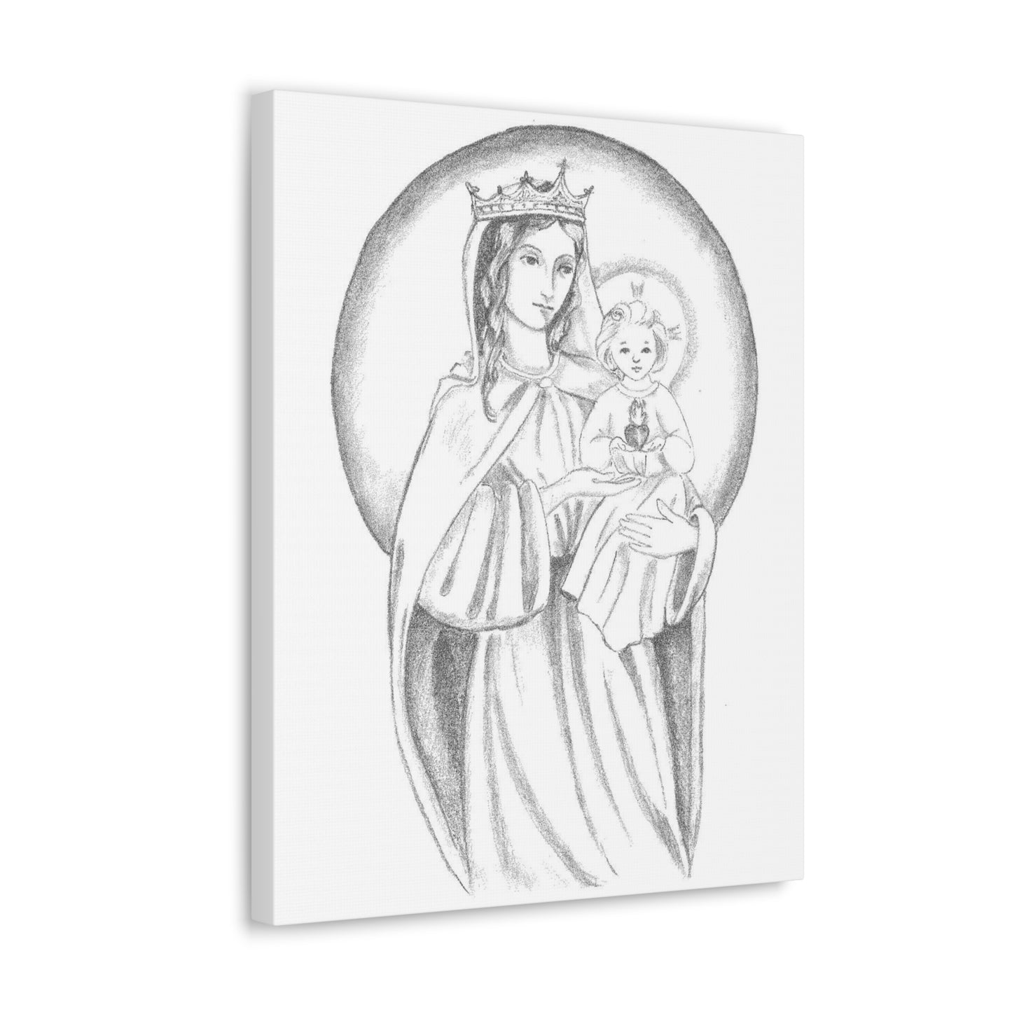 Madonna and Child Wall Canvas