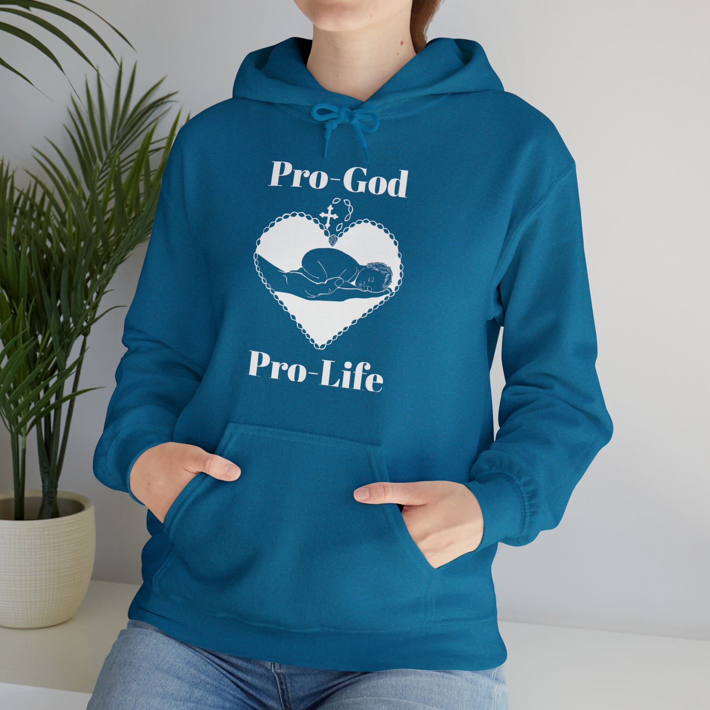 Pro-God, Pro-Life Hoodie