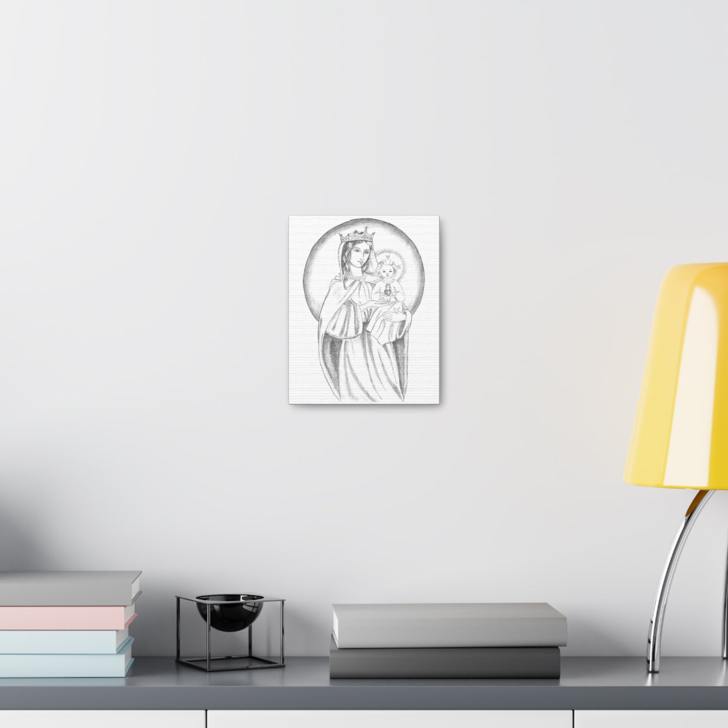 Madonna and Child Wall Canvas