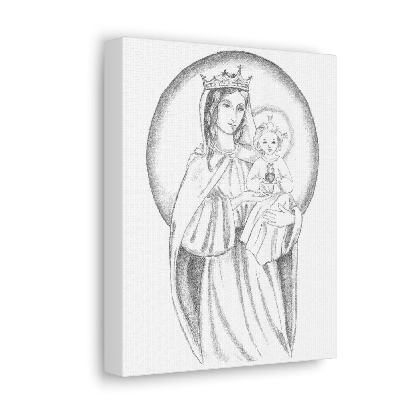 Madonna and Child Wall Canvas