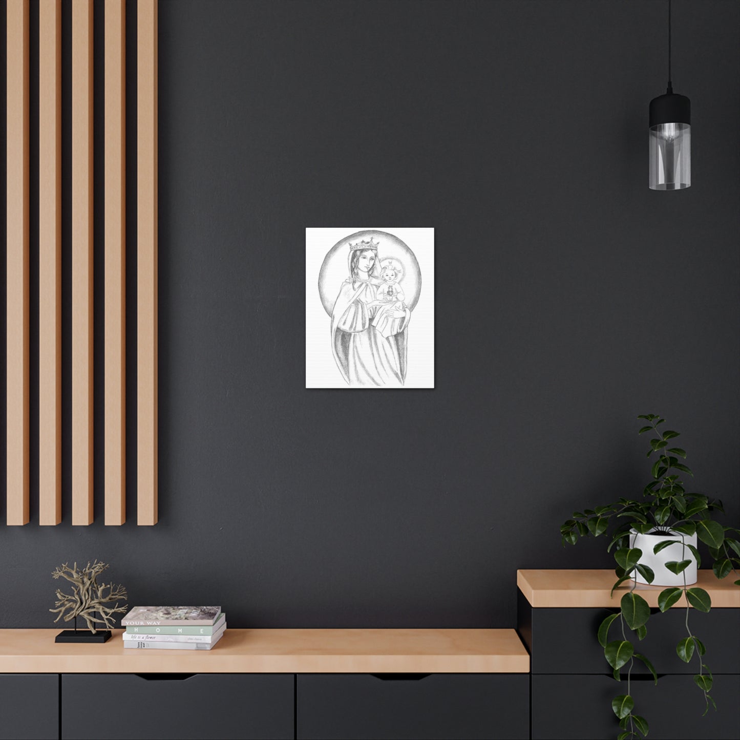 Madonna and Child Wall Canvas